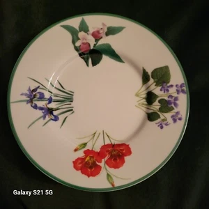 3 National Wildlife Federation AMERICAN WILDFLOWERS Dessert Plates - Picture 1 of 3