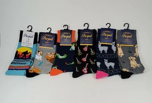 Calcetines novedosos unisex talla 10-13 súper suaves y cómodos enviados desde Ohio no fuera de la costa - Imagen 1 de 34