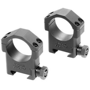 Badger Ordnance 30mm 1.125" High Aluminum Black Two-Piece Scope Rings 306-17