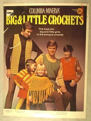 Big & Little Crochets - Columbia Minerva #2519 - 7 Patterns - Image 1 of 2