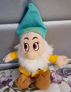 Peluche pupazzo nano 7 Sette nani Mammolo 22 cm compreso cappello Disney - Foto 1 di 2