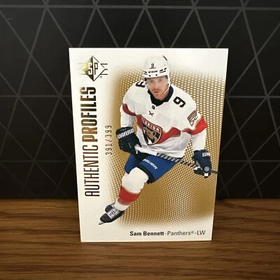 2021/22 Upper Deck SP Gold Authentic Profiles Sam Bennett #AP-18 /399 - Image 1 of 2