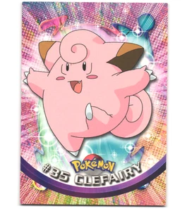 Pokemon 1999 Moderate Play Topps Serie 1 1. Druck blaues Logo Clefairy 35 - Bild 1 von 2