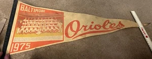 1975 Orioles team photo pennant - Picture 1 of 2