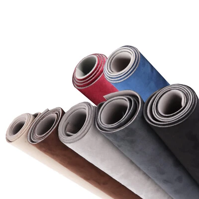 Repuesto interior de techo de gamuza automotriz con respaldo de espuma para techo de automóvil Foto 1 de 4