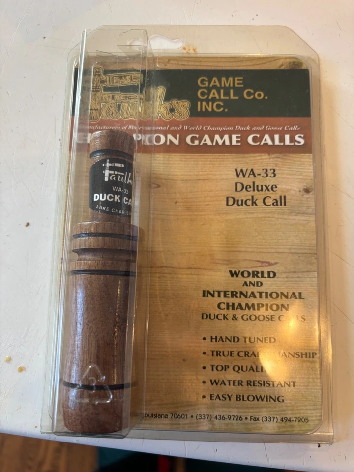 BNIP Faulks WA-33 Deluxe Duck Call - Image 1 of 1