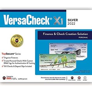 VersaCheck X1 Silver 2022 - Personal Check Creation Software
