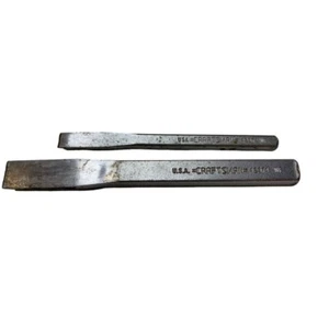 Perforadora de cincel frío vintage Craftsman 2 piezas 3/8 42972 5/8 42974 - Imagen 1 de 7
