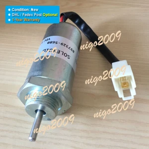 12V Magnetventil MV1-81 12V passend für Isuzu 4LE2 Motor Hitachi Minibagger - Bild 1 von 6