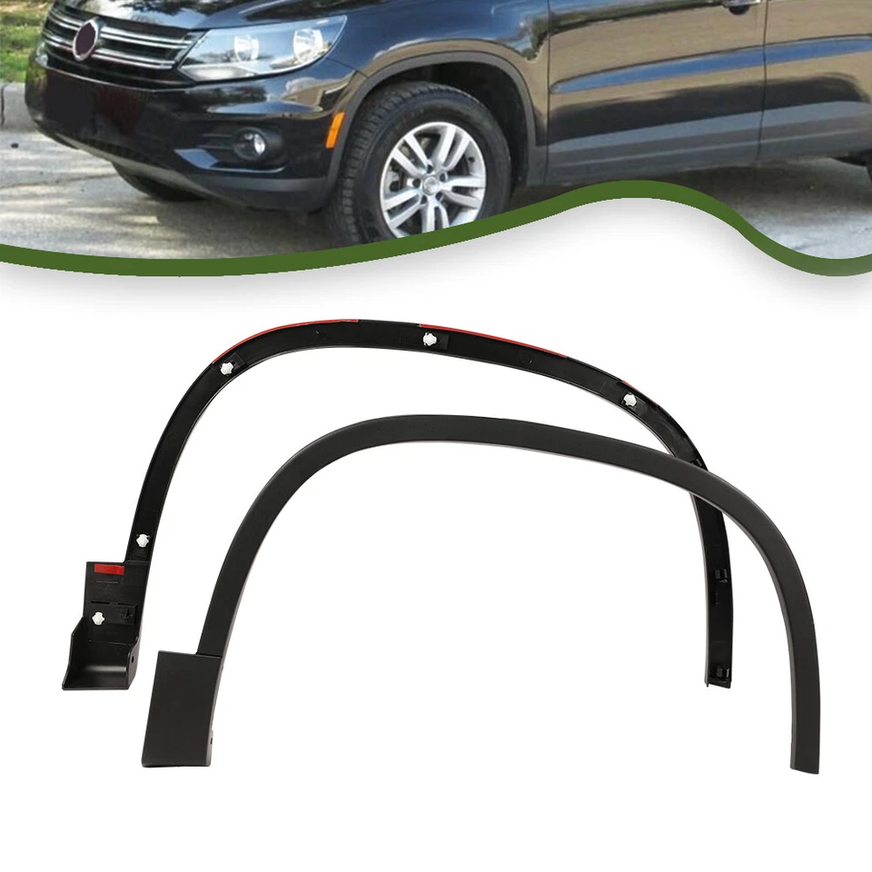 Fit For 2012-2017 Volkswagen Tiguan Front Left&Right Fender Flares Moulding Trim - Imagem 1 de 4