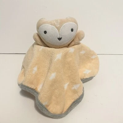 CLOUD ISLAND Orange Fox Baby Security Bath Plush Wash Cloth Terrycloth Lovey  9" - Image 1 of 4