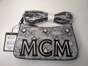 MCM Aren Umhängetasche in Vintage Monogramm Jacquard Medium Schwarz - Bild 1 von 2