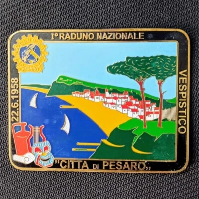 Emblem Vespa Citta Di Pesaro Italia  - Image 1 of 4