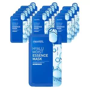 MEDIHEAL Hyalu Moist Essence Mask 20ml x15 Sheets/Soothing/Aqua Seal - Picture 1 of 2