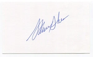 Steve Shea Signed 3x5 Index Card Autographed MLB Baseball Houston Astros - Picture 1 of 2