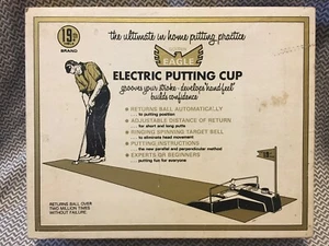 Golden Eagle Electric Putting Cup 19th Hole Brand 1969 In Box Tested Retro Golf - Picture 1 of 5