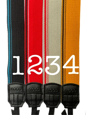 Kood Webbing Retro Style Camera Strap Available In Four Styles - Image 1 of 4