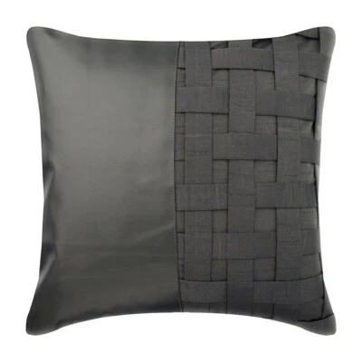 Funda Almohada Decorativa Gris 16"x16", Decoración Habitación Seda - Gris N Medio Foto 1 de 3