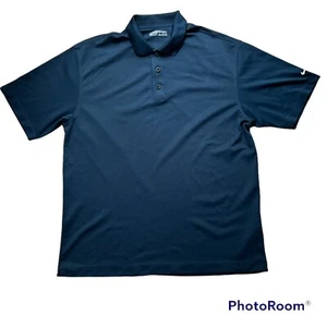 Nike Fit DryGolf Polo Shirt Men’s Lg Navy Blue Short Sleeve Casual Lightweight - Picture 1 of 7