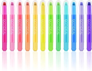 GOTIDEAL Bible Highlighters, 12 Pack Assorted Colors Gel Highlighters Pens Set, - Picture 1 of 12
