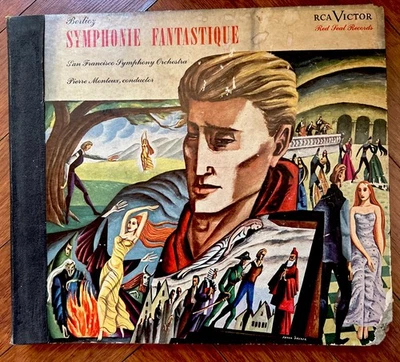 Berlioz "Symphonie Fantastique" Pierre Monteux SET 6x 78’s DM-994 San Francisco - Image 1 of 4