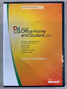 Microsoft Office 2007 Home and Student Service Desk Edition w/ CD Product Key - Picture 1 of 4