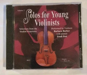 SOLOS FOR YOUNG VIOLINISTS Vol 2 CD Learn Educational Music Lessons - Picture 1 of 3