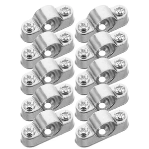  10 piezas clips de tubo de apriete de acero inoxidable soportes abrazaderas industriales - Imagen 1 de 12