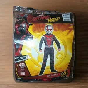 Marvel Ant-Man Full Costume Kids Medium Youth Jumpsuit, Belt & Mask Rubie's - Picture 1 of 17