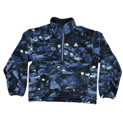 Nike ACG Canwell Glacier Therma-Fit Sherpa 1/2 Zip Jacket, Size Med HJ2683-410 - Image 1 of 3