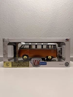 M2 Machines 1959 VW Microbus Deluxe USA Model Gold Chase 1 of 300 Walmart 1:24 - Image 1 of 4