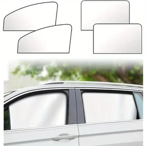 Universal Magnetic Window Shade 2pcs Set for Cars Heat Reduction Privacy - Picture 1 of 17