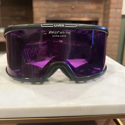 UVEX Triflex Anti-Fog Clima-Tone Goggle PurpleLens Ski Bike Snowboard Sunglasses - Image 1 of 4