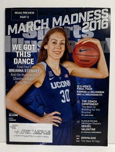 2016 Sports Illustrated March Madness NCAA Preview Breanna Stewart UCONN Cover - Picture 1 of 7