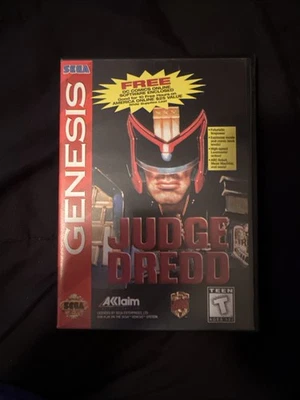 Judge Dredd Sega Genesis, 1995 CIB w Manual - Image 1 of 4