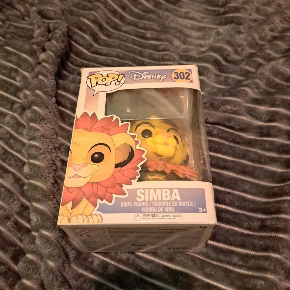 Funko Pop! Disney Lion King Simba #302 Flocked Edition - Image 1 of 4