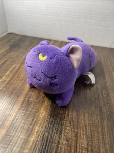 Peluche Sailor Moon Viola Luna Il Gatto che Dorme Sognante 8" - Foto 1 di 5