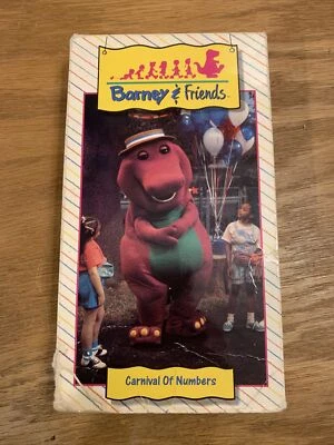 Barney And Friends Carnival Of Numbers VHS Time Life 1992 Vintage Rare - Image 1 of 4
