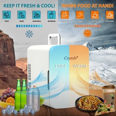 2-in-1 Mini Cooler and Warmer 15 L Compact Refrigerator Portable Mini Fridge UK - Image 1 of 4
