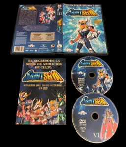 SAINT SEIYA LOS CABALLEROS DEL ZODIACO REMASTERIZADA VOL. III 3 DVD BOX 17 AL 24 - Imagen 1 de 3
