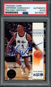 1993-94 Skybox Anfernee Hardaway #259 Rookie Card Signed Magic PSA/DNA 176109 - Picture 1 of 2