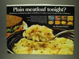 Anuncio de patatas Betty Crocker Sour Cream n' Chive 1978 - Imagen 1 de 1