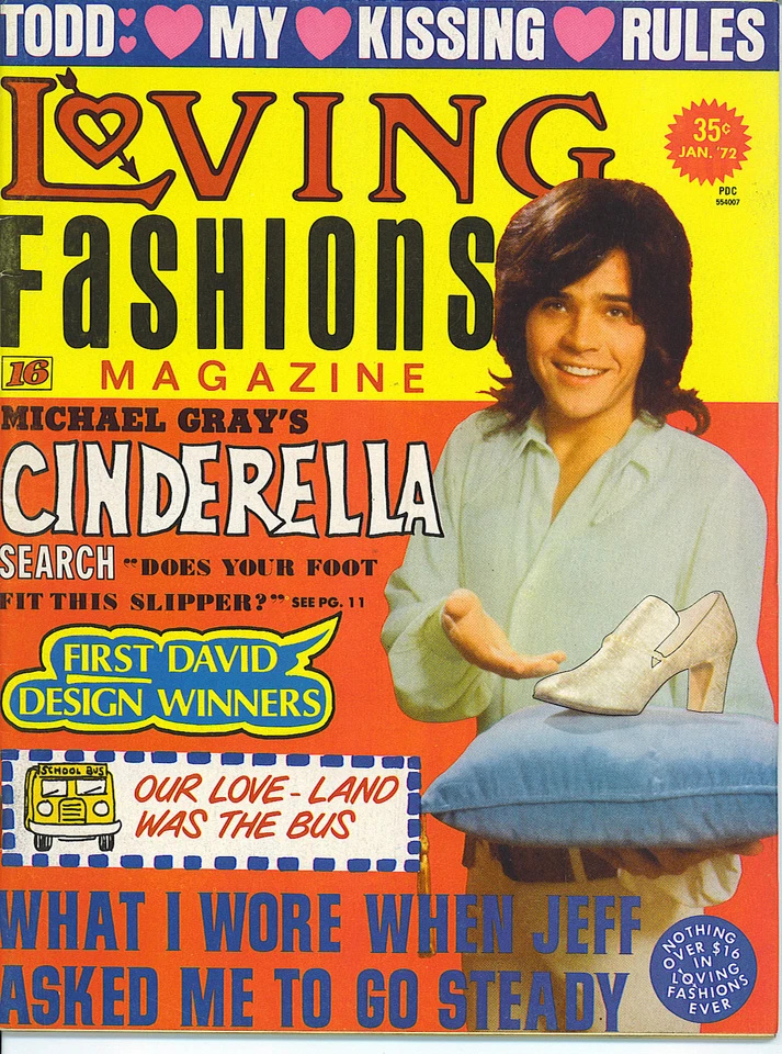 1/72 LOVING FASHIONS 16 magazine  MICHAEL GRAY   David Cassidy - Image 1 of 1