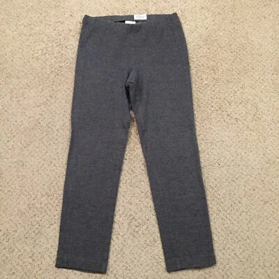 J. Jill Ponte Leggings Womens Medium Gray Striped Slim Leg Pull On - Image 1 of 4