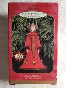 Hallmark Keepsake Star Wars Queen Amidala Figure Christmas Ornament 1999 W/Box - Picture 1 of 7