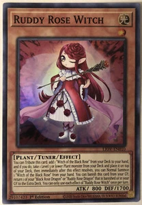 Yugioh Lightning Overdrive LIOV-EN010 Ruddy Rose Witch Súper Raro Casi Nuevo/M - Imagen 1 de 1