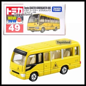 TOMICA 49 TOYOTA COASTER KINDERGARTEN BUS 1/89 TOMY 2019 MAY NEW MODEL DIECAST A - Picture 1 of 6