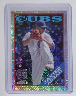 2023 Topps CHROME Update JAVIER ASSAD RC 1988 Topps ROOKIE Mojo Card #T88CU-25 - Image 1 of 4
