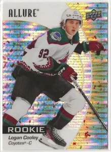 2023-24 Upper Deck Allure Gold Glitter Bomb Rookie #106 Logan Cooley 185/199 - Imagen 1 de 2