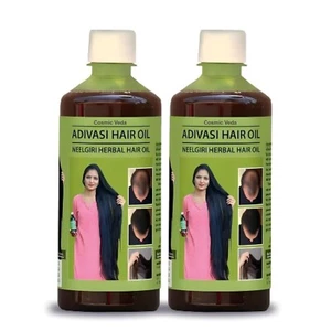 Adivasi Neelgiri Herbal Hair Oil with 108 Herb for Hair Growth,100ml (Pack Of 2) - Picture 1 of 5